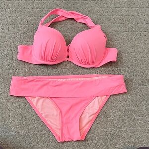 Victoria's Secret Peachy Pink Bikini Set